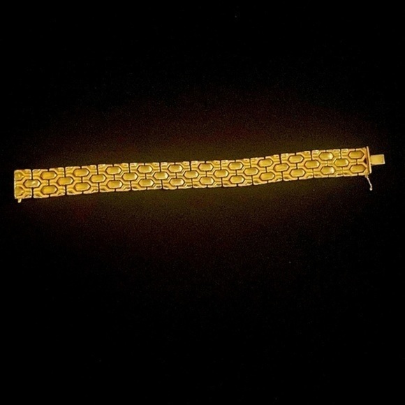 Gold bracelet super gold and gorgeous bracelet unisex solid yellow gold - Picture 4 of 15